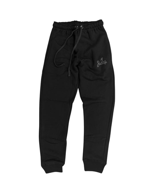 Jet Life "CLASSIC" SWEATPANTS [BLACK] 3M REFLECTIVE