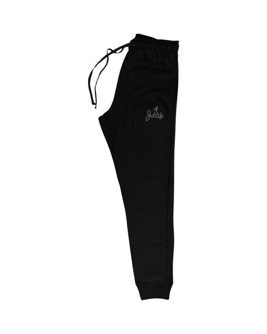 Jet Life "CLASSIC" SWEATPANTS [BLACK] 3M REFLECTIVE