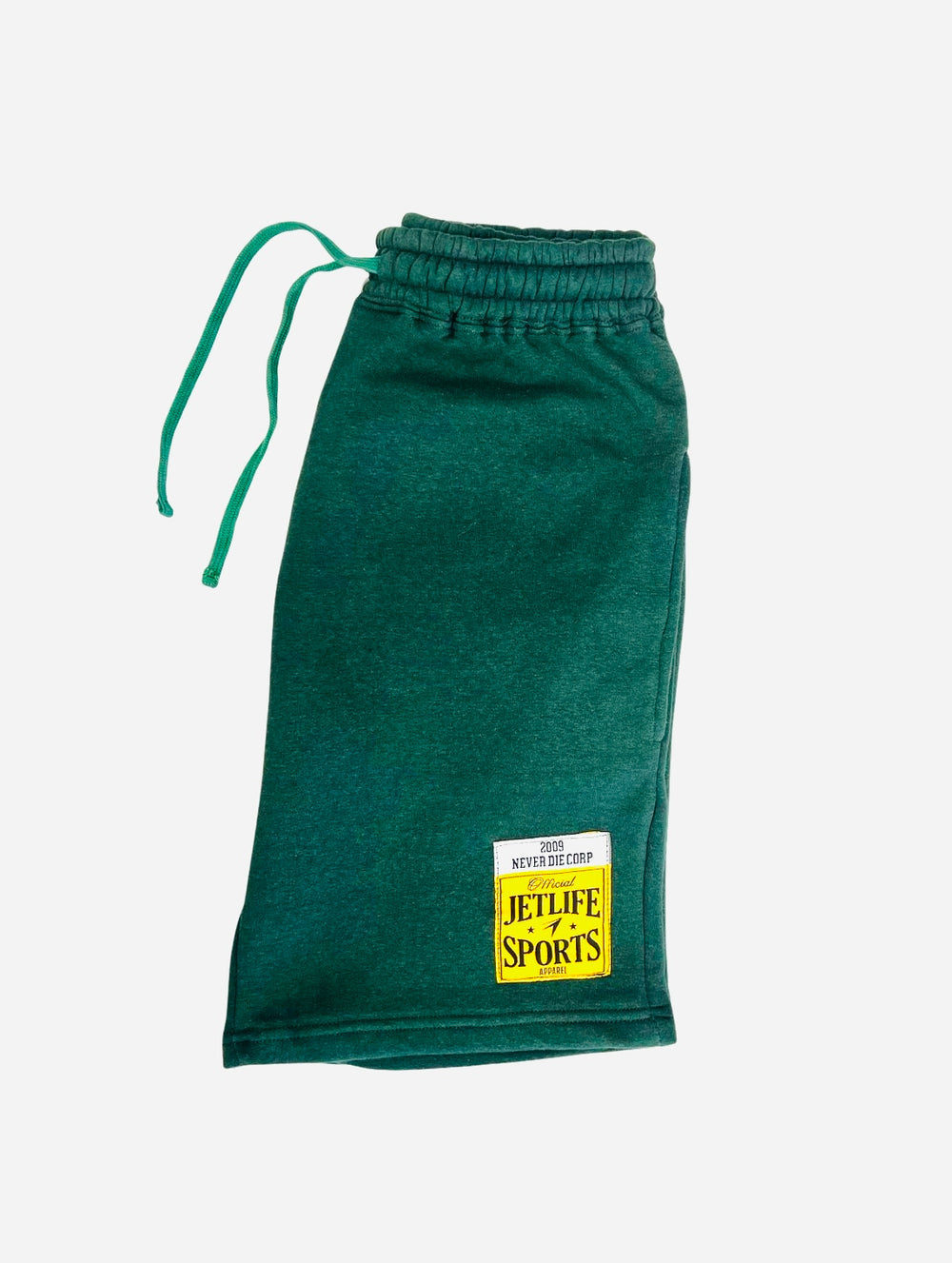 JET LIFE SPORTS "HURRICANE SEASON" COTTON SHORTS (GREEN)