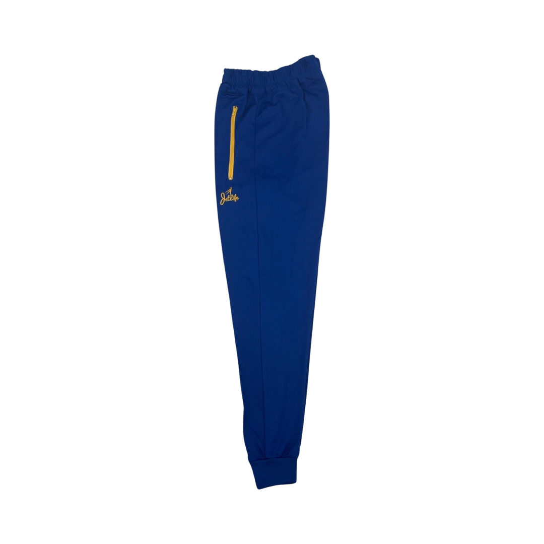 JET LIFE TRACK PANT [BLUE / YELLOW TRIM]]