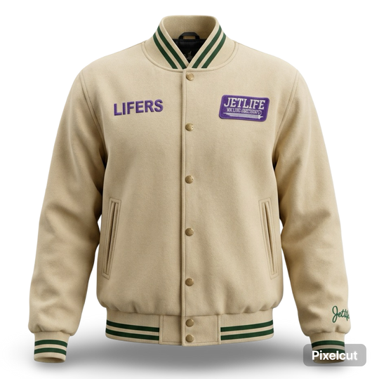 JET LIFE "LIFER" WOOL JACKET [VINTAGE TAN/PURPLE]
