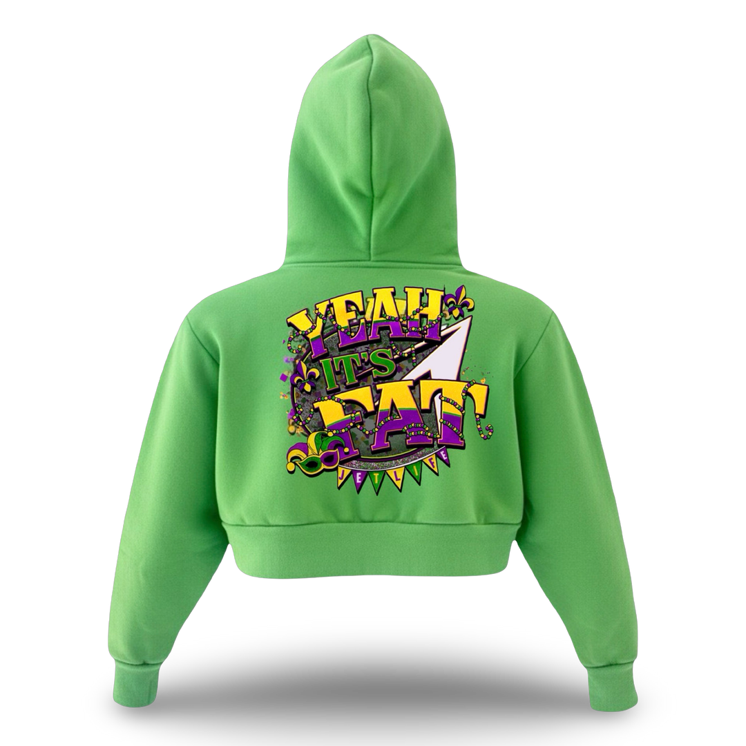 Jet Life "Yeah its Fat" Crop Hoodie