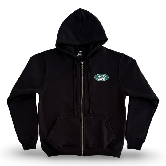 JET LIFE "KEYS TO THE ROVER" FULL ZIP HOODIE [BLACK]
