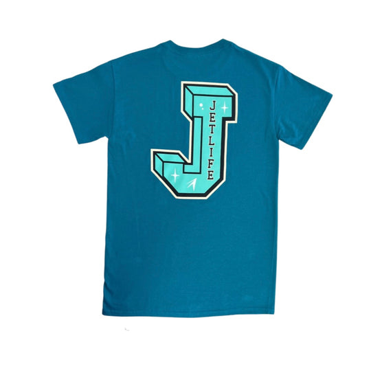 JET LIFE BOX S/S [TEAL & MINT ]