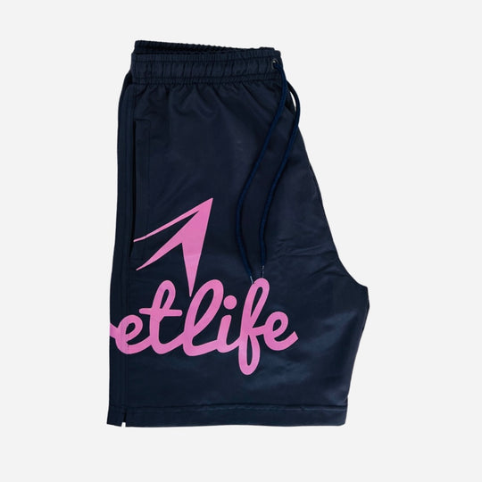 "SLATE BLUE" SHORTS (SLATE BLUE & PINK)