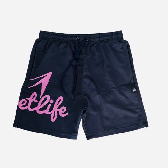 "SLATE BLUE" SHORTS (SLATE BLUE & PINK)