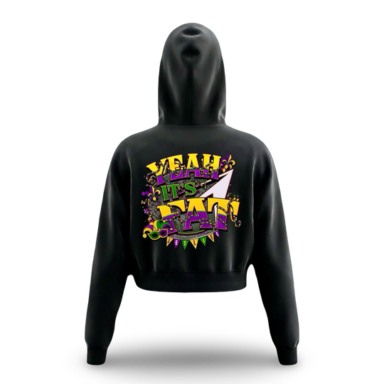 Jet Life "Yeah its Fat" Crop Hoodie