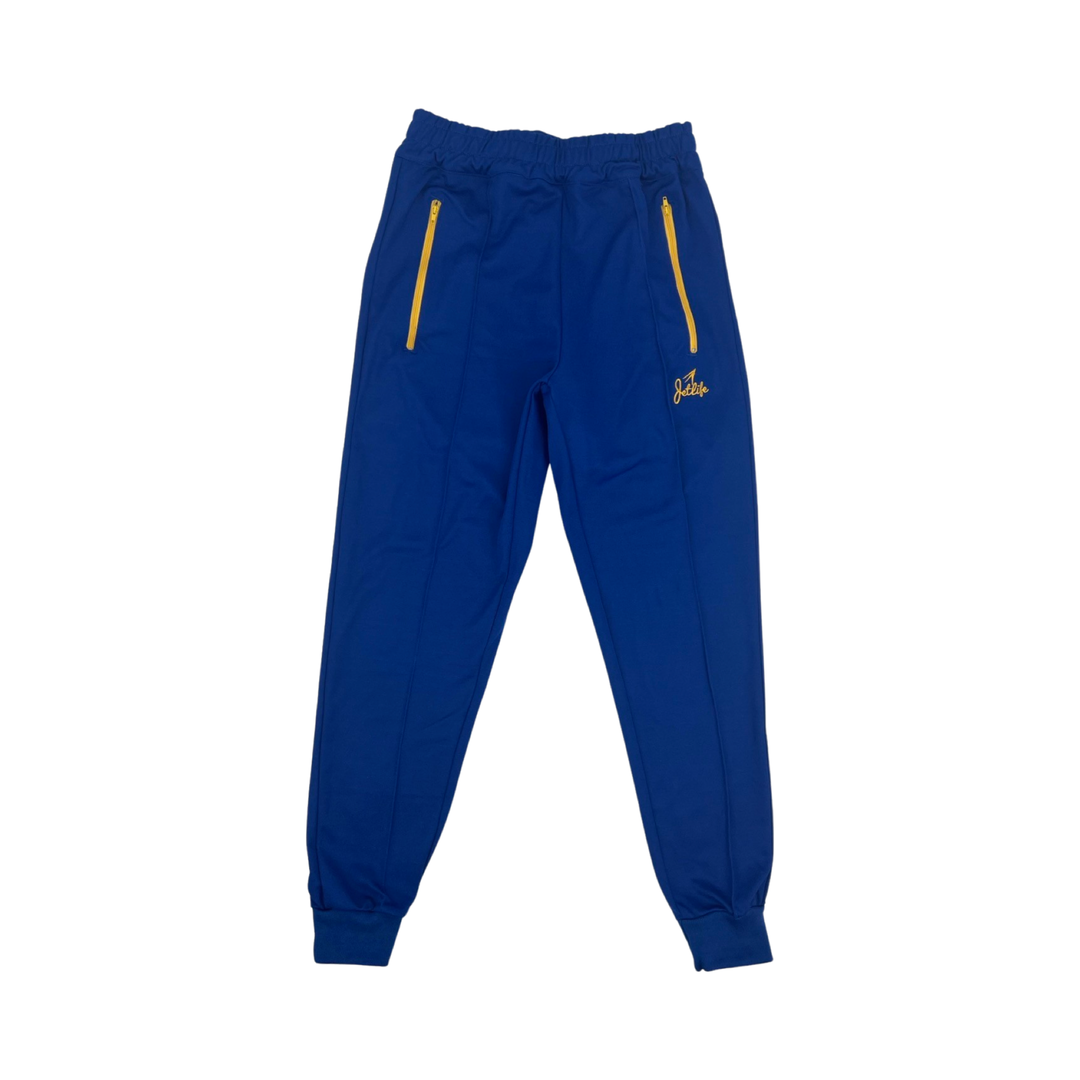 JET LIFE TRACK PANT [BLUE / YELLOW TRIM]]