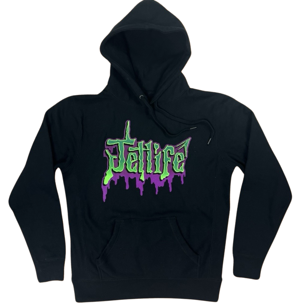 JET LIFE SLIME HOODIE BLACK JET LIFE APPAREL