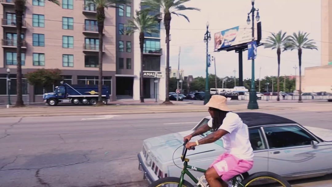 JET LIFE "NEVER DIE CORP" FLEECE SHORTS [PINK]