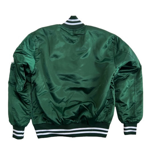 Jet Life Satin Jacket Home Plate [GREEN]