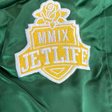 Jet Life Satin Jacket Home Plate [GREEN]