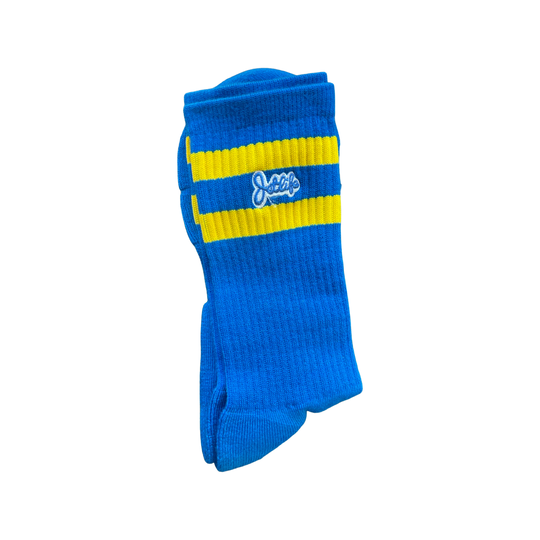 JET LIFE SOCKS [BLUE/YELLOW]