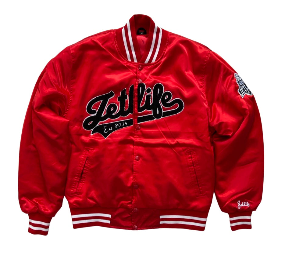 Jet Life Satin Jacket Home Plate [RED] – JET LIFE APPAREL