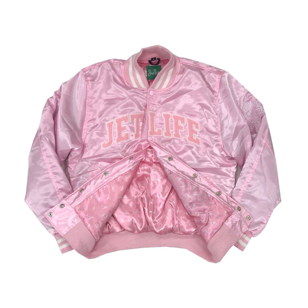 Jet Life Satin Jacket V2 [PINK]