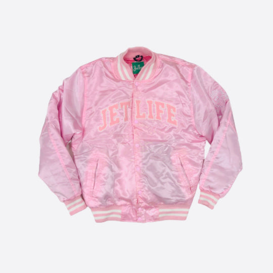 Jet Life Satin Jacket V2 [PINK]