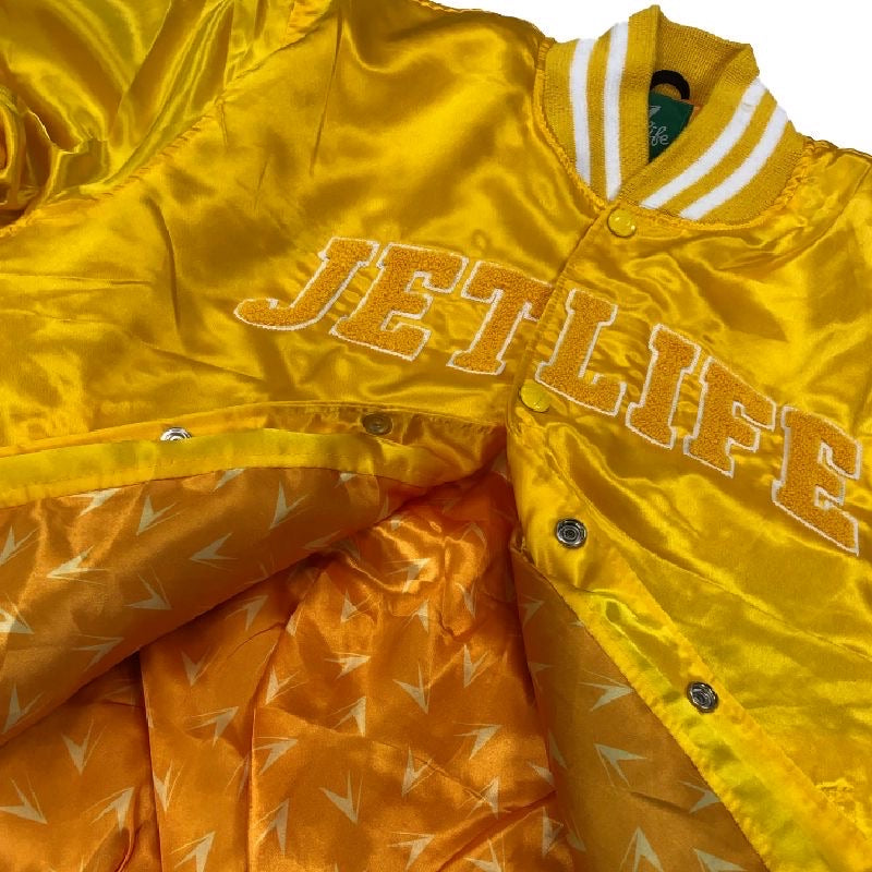 Jet Life Satin Jacket V2 [YELLOW]