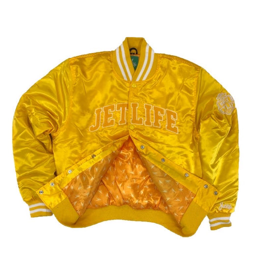 Jet Life Satin Jacket V2 [YELLOW]