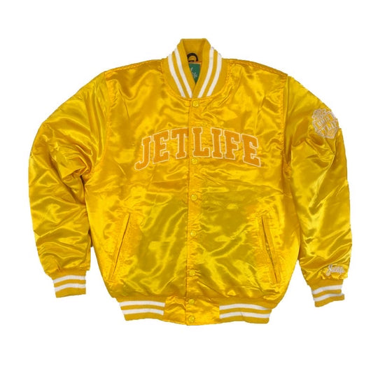 Jet Life Satin Jacket V2 [YELLOW]