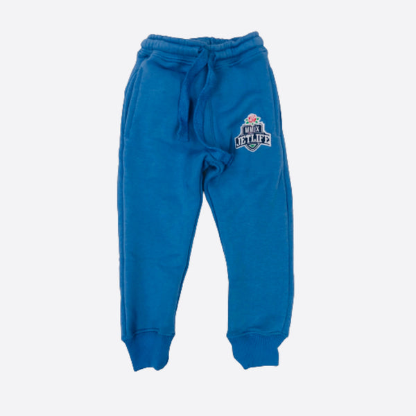 JET LIFE KIDS "MMIX" SWEATPANTS [BLUE]