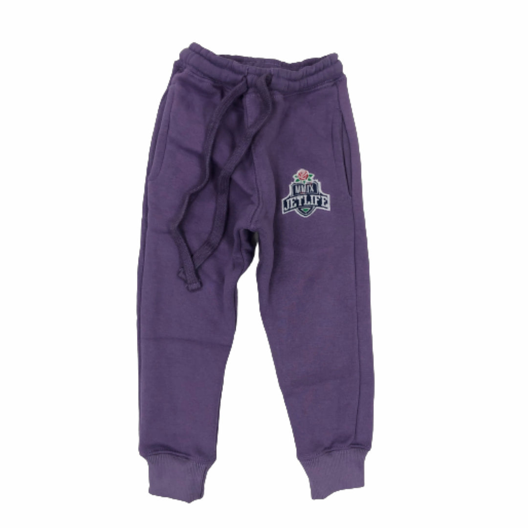 JET LIFE KIDS "MMIX" SWEATPANTS [PURPLE]