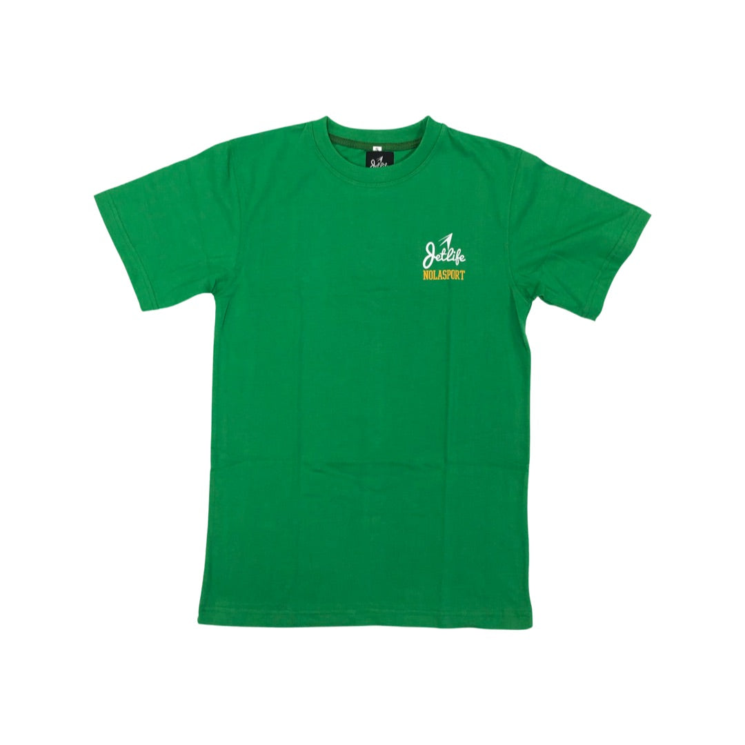 Jet Life X Nola Sport "SPONSORED" Tee S/S [GREEN]