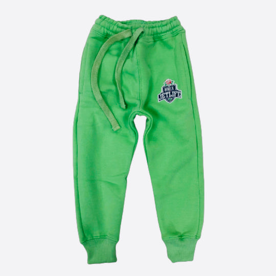 JET LIFE KIDS "MMIX" SWEATPANTS [GREEN]