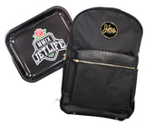 Jet Life Snacks/Burnies backpack and Rose Tray