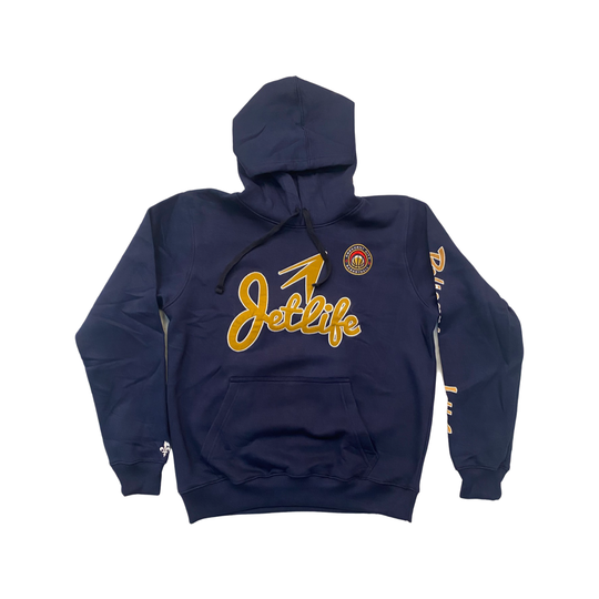 JET LIFE PELICANS HOODIE [NAVY]