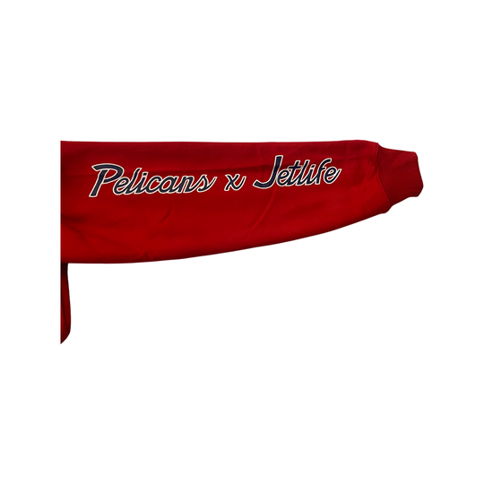 JET LIFE PELICANS HOODIE [RED]