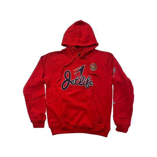 JET LIFE PELICANS HOODIE [RED]