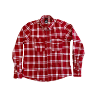 JET LIFE FLANNEL [RED/WHITE]