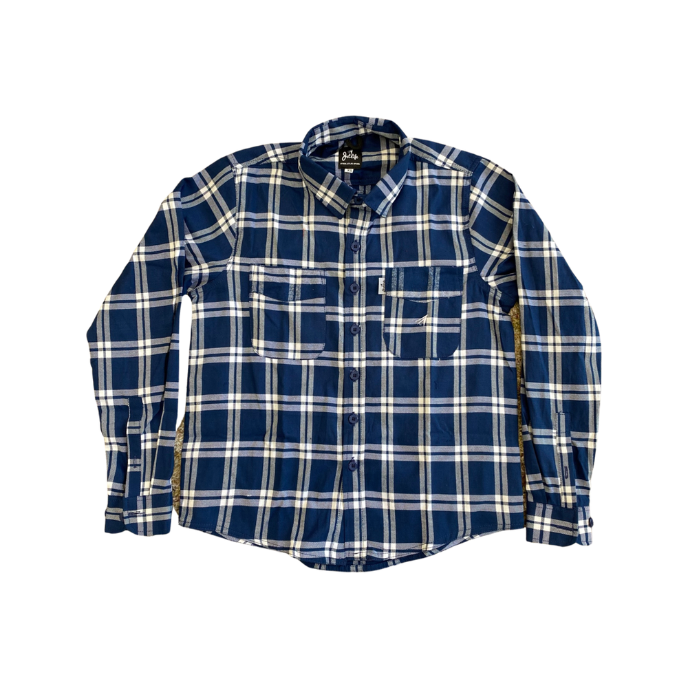 JET LIFE FLANNEL [BLUE/WHITE]