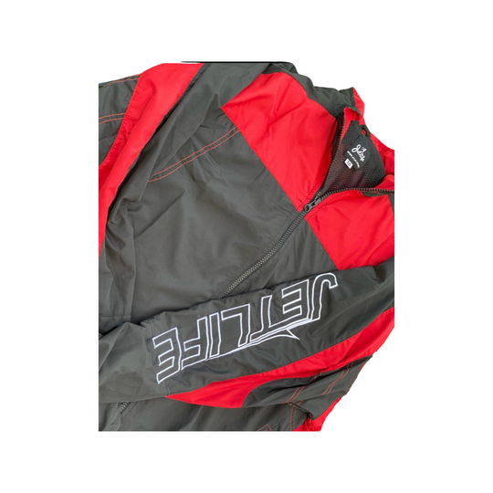 JET LIFE TRACK JACKET [Black/Red]