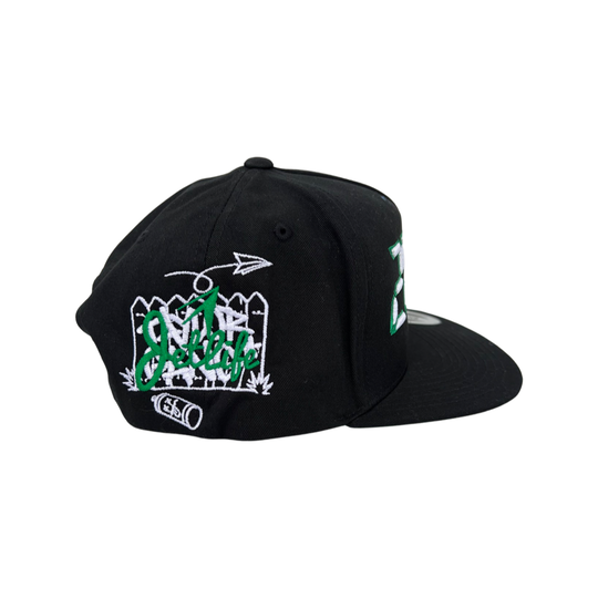 JET LIFE X TAYLOR GANG 2009 SNAPBACK  [BLACK/WHITE/GREEN]