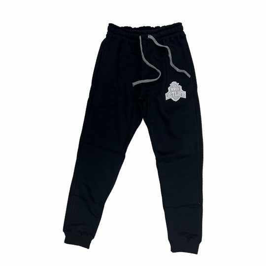 JET LIFE VARSITY SWEATPANTS [BLACK]