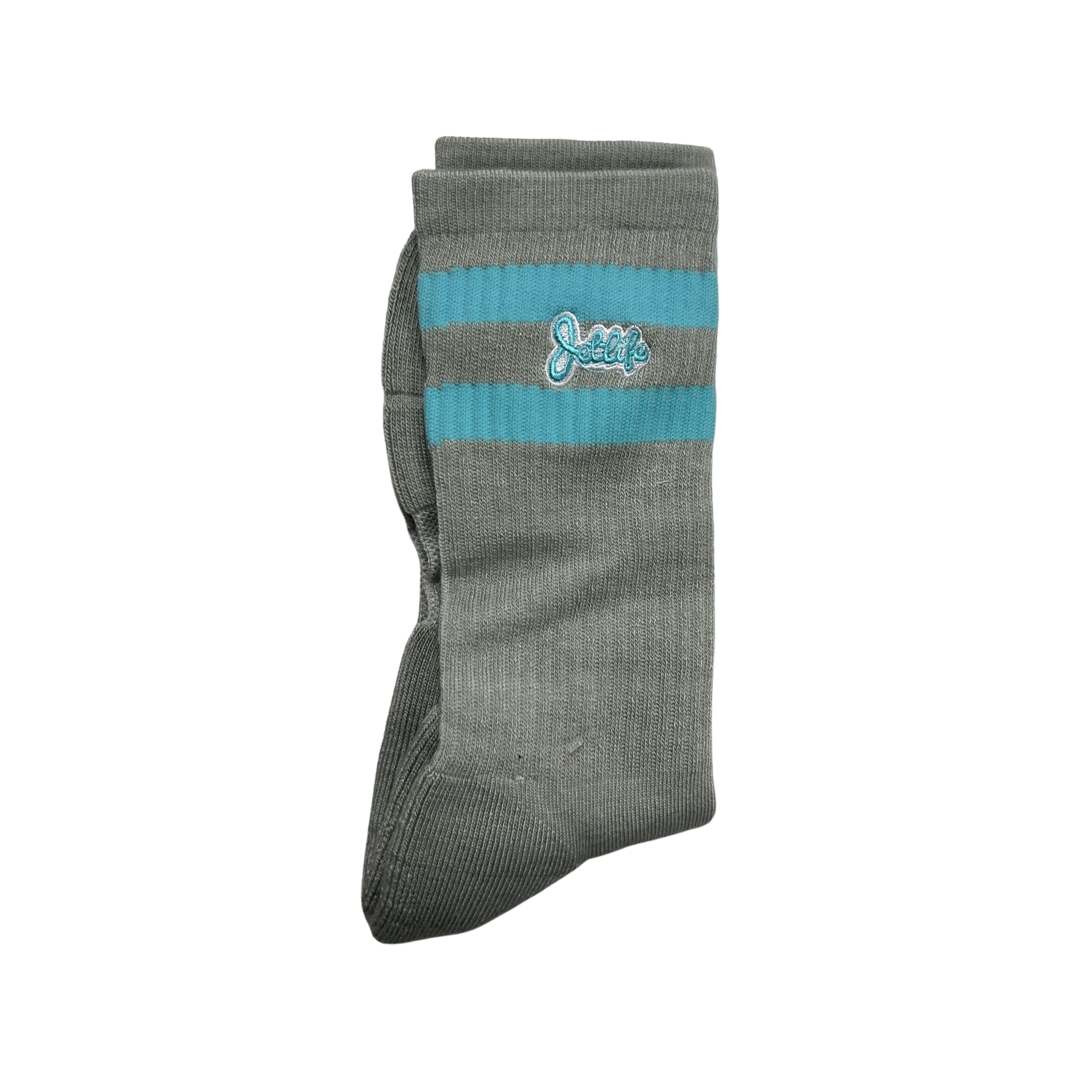 JET LIFE SOCKS | "GREY & TIFFANY"