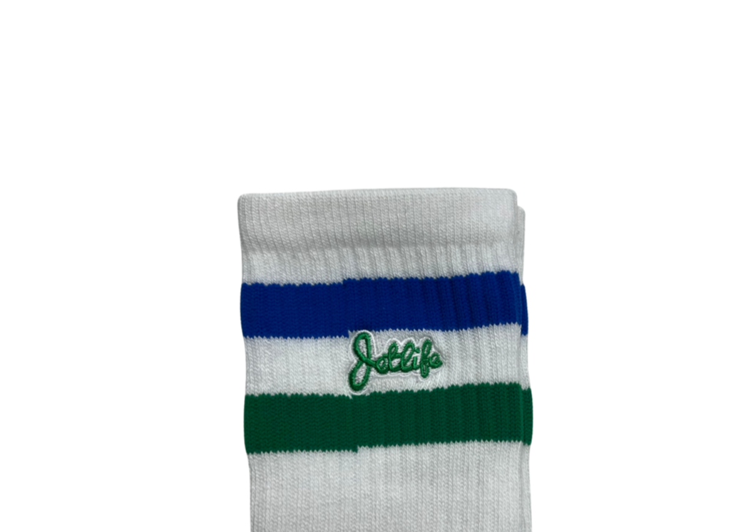 JET LIFE SOCKS | "BLUE & GREEN"