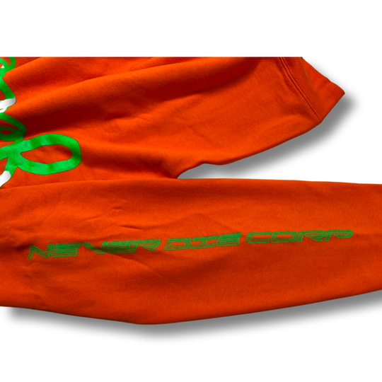 JET LIFE "JETS GO" HOODIE [ORANGE]