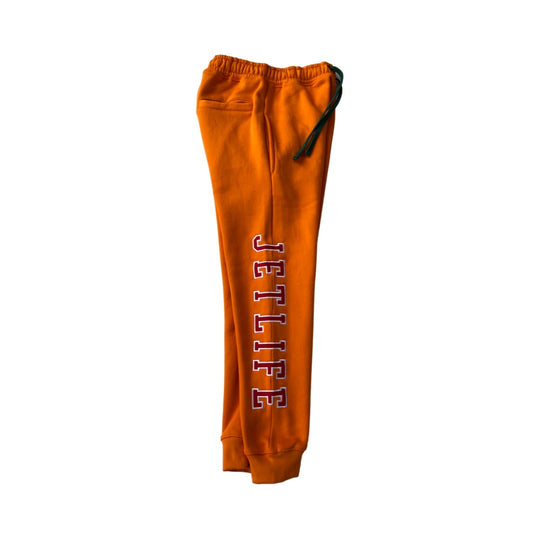 JET LIFE "ROSES" SWEATPANTS [Tangerine]