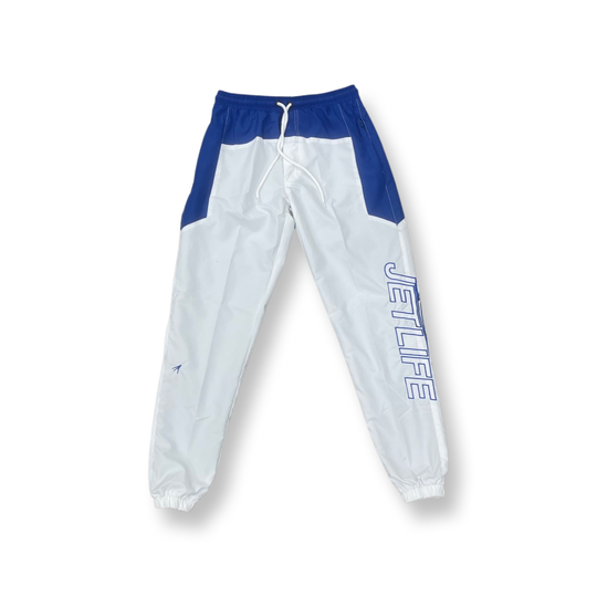 JET LIFE TRACK PANTS | Royal Blue & White