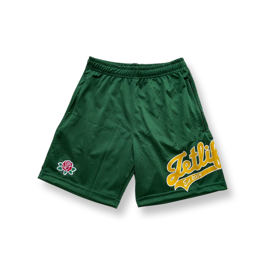 Jet Life Sports "Baseball Shorts" | Varsity Green