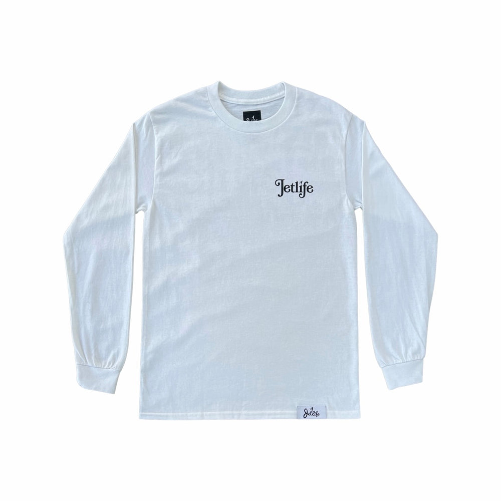 Jet Life "TIMELESS" L/S [WHITE]