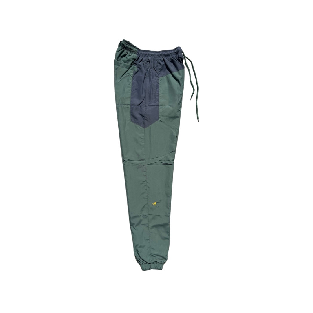 JET LIFE TRACK PANTS | "PINE GREEN & NAVY BLUE"