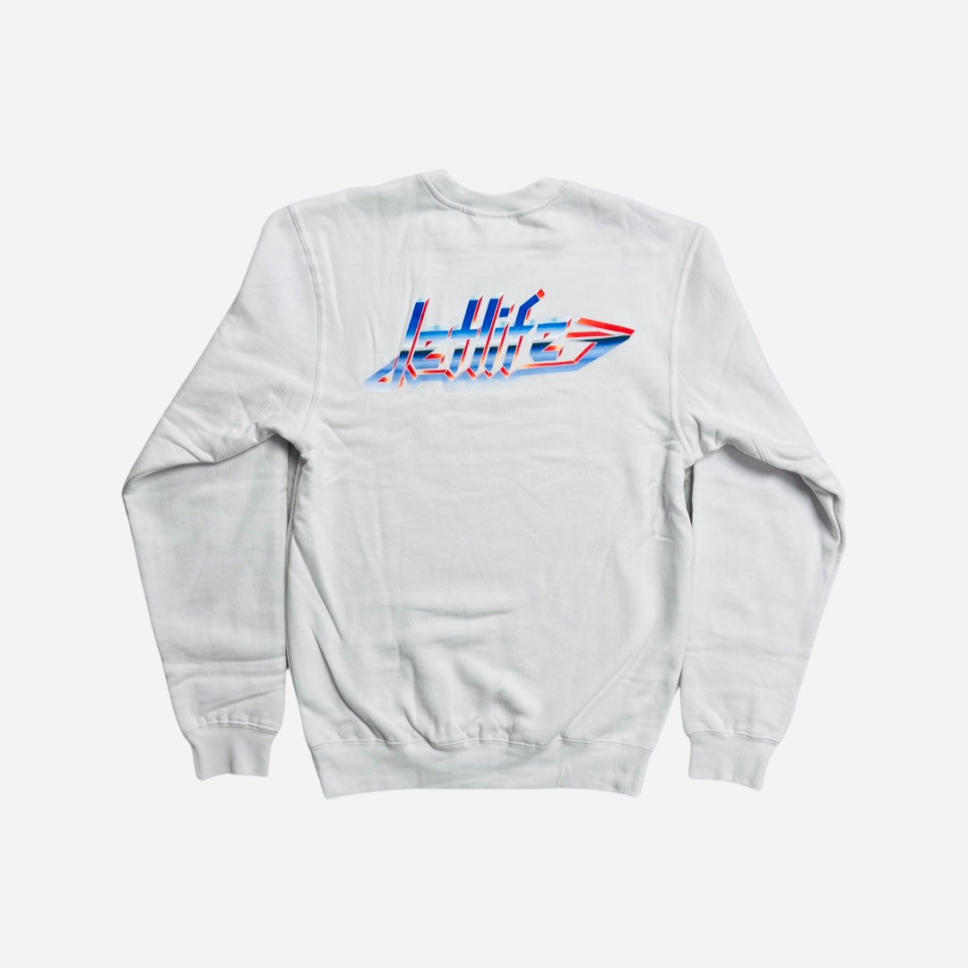 JET LIFE "PRIEST" CREWNECK [WHITE]