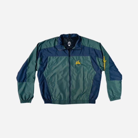 JET LIFE TRACK JACKET | "PINE GREEN  & NAVY BLUE"