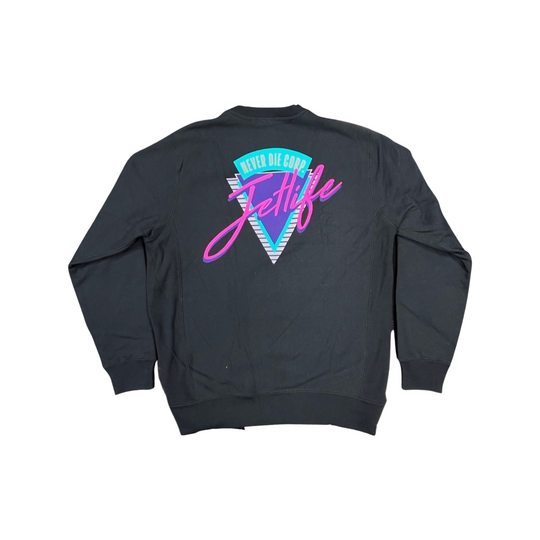 JET LIFE "MIAMI VICE" CREWNECK [BLACK]