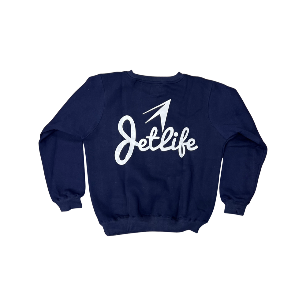 JET LIFE "OG" CREWNECK [NAVY]